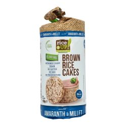Rice UP puffasztott barnarizs-szelet, amaránt-köles, 120 g