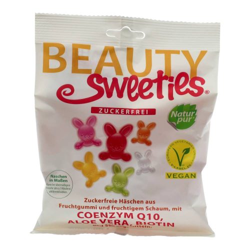 Beauty Sweeties cukormentes guminyuszik koenzim-Q10-zel, aloe verával és biotinnal, 125 g