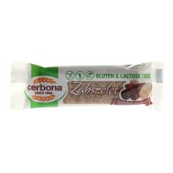 Cerbona zabszelet, étcsokoládés-marcipános, 40 g