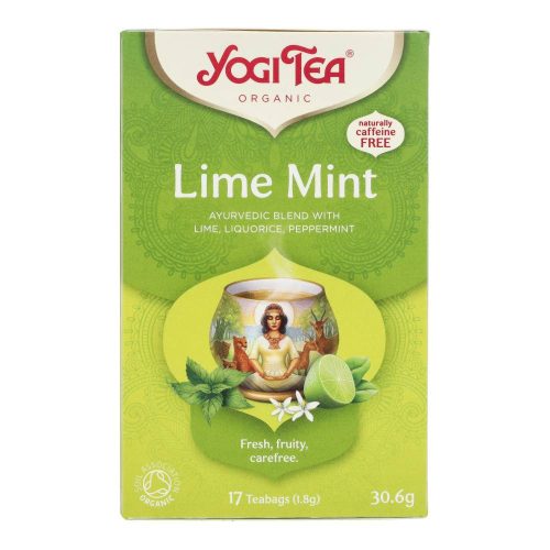 Yogi Tea bio tea, zöldcitromos-mentás, 17 db filter