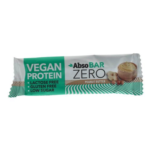 AbsoBAR Zero vegán proteinszelet, mogyoróvajas, 40 g