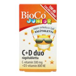 Bioco Junior C + D rágótabletta, családi csomag, 100 db