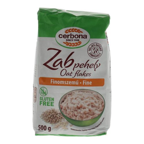 Cerbona zabpehely, finomszemű, 500 g