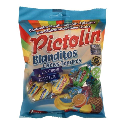 Pictolin cukormentes puha karamella, trópusi, 65 g