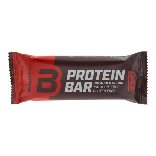 BioTechUSA Protein Bar fehérjeszelet, epres, 70 g