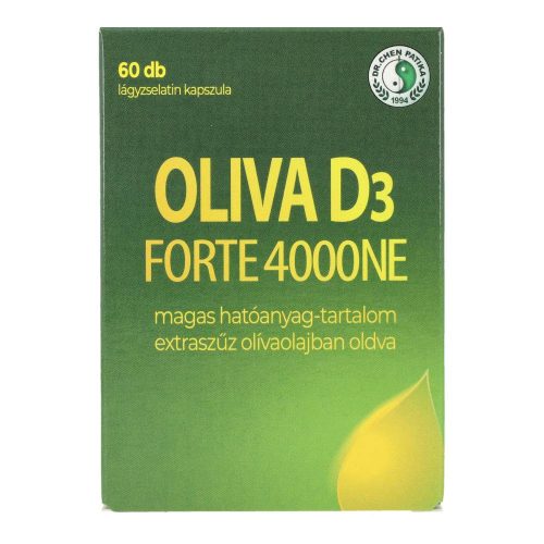 Dr. Chen Oliva D3-vitamin kapszula, 4000 NE, forte, 60 db