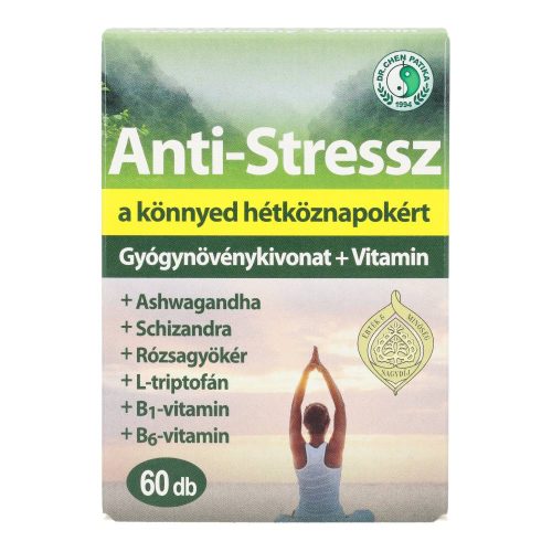 Dr. Chen Anti-Stressz gyógynövénykivonat vitaminnal, kapszula, 60 db