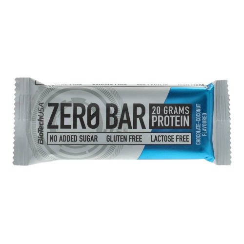 BioTechUSA Zero Bar fehérjeszelet, csokoládés-kókuszos, 50 g
