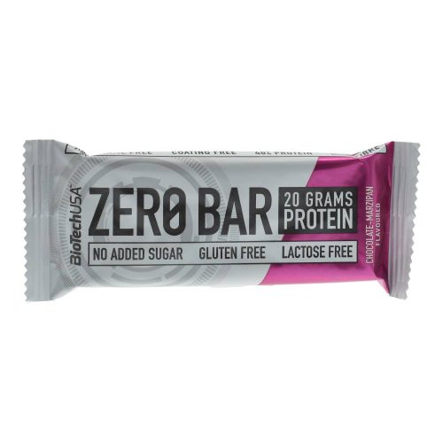 BioTechUSA Zero Bar fehérjeszelet, csokoládé-marcipán, 50 g