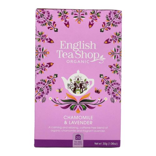 English Tea Shop bio tea, filteres, kamilla-levendula, 20 db
