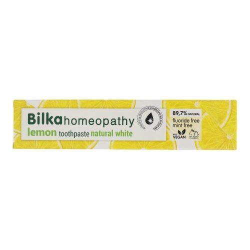 Bilka Homeopathy fehérítő fogkrém, citromos, 75 ml