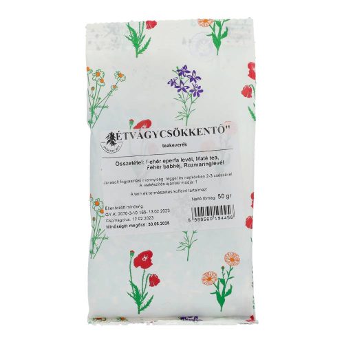 Gyógyfű étvágycsökkentő teakeverék, 50 g