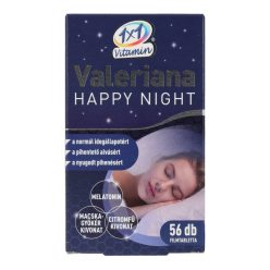 1X1 Vitamin Valeriana Happy Night tabletta, 56 db