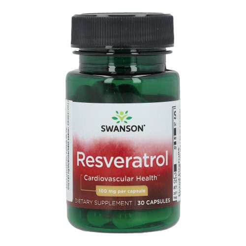 Swanson Resveratrol kapszula, 30 db