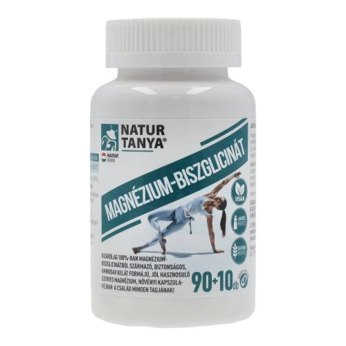 Natur Tanya magnézium-biszciglinát vegán kapszula, 100 db