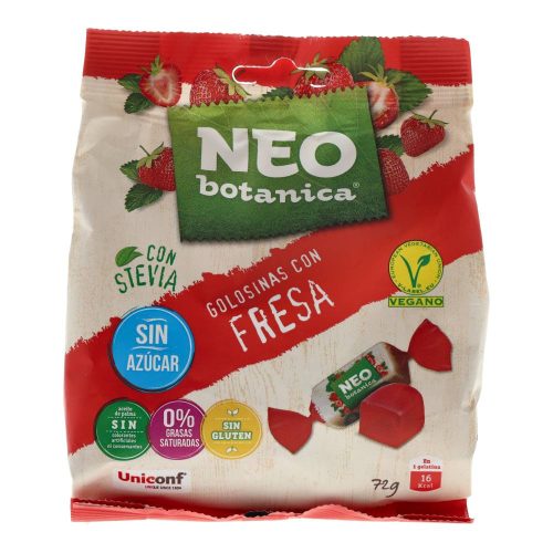 NEO botanica cukormentes stevia zselécukorka, epres-almás, 72 g